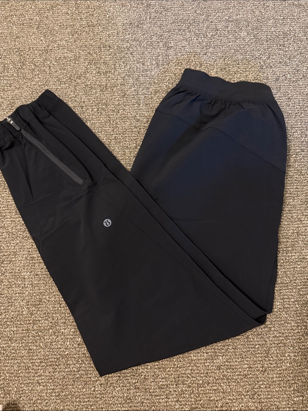 lululemon athletica Men's Black Tech Jogger Pants